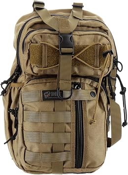 DDT Death Dealer Tactical Assassin Sling Bag, Color Tan