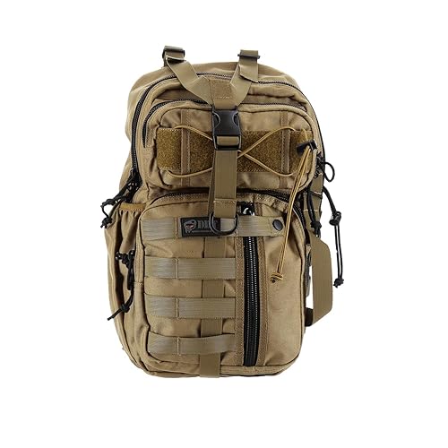 DDT Death Dealer Tactical Assassin Sling EDC Bag, Color Tan