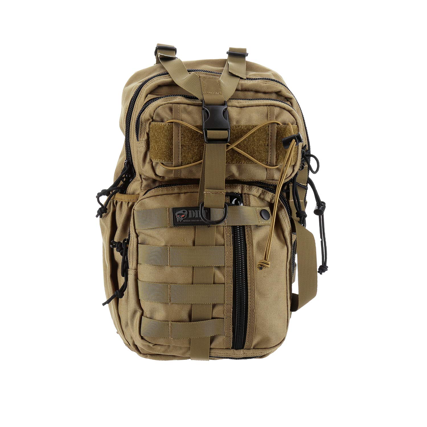 DDT Death Dealer Tactical Assassin Sling EDC Bag, Color Tan