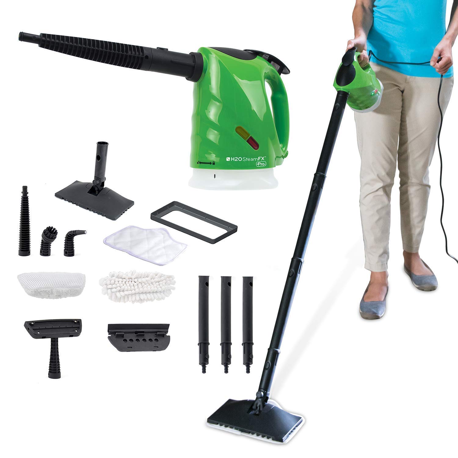 H2O SteamFX Pro The Multipurpose Handheld Steam Cleaner for