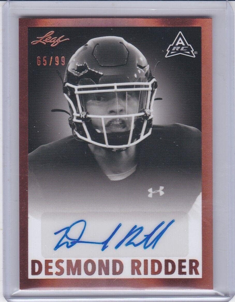 2021 Leaf Auto Desmond Ridder 65/99 Rookie RC - Football Slabbed ...