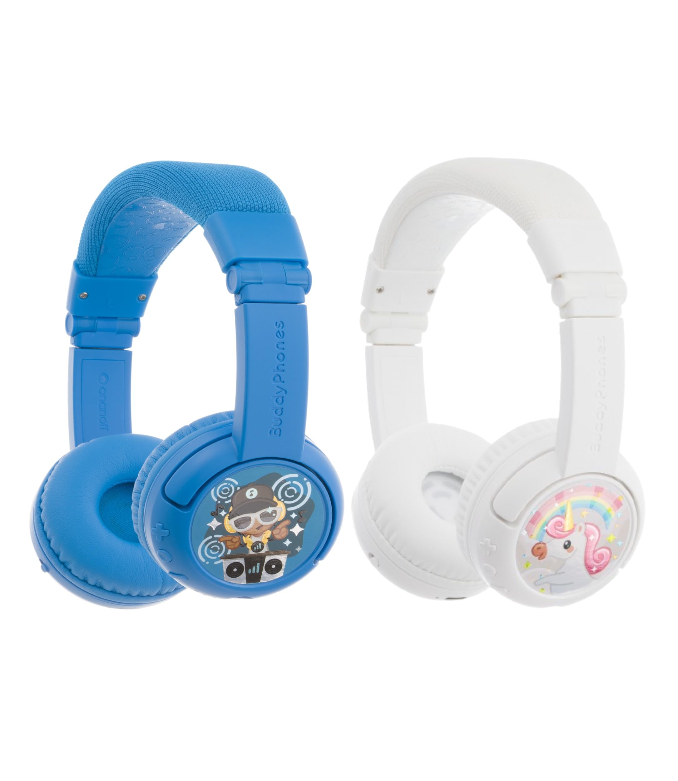 BuddyPhonesPlay+ Bundle: CoolBlue and SnowWhite