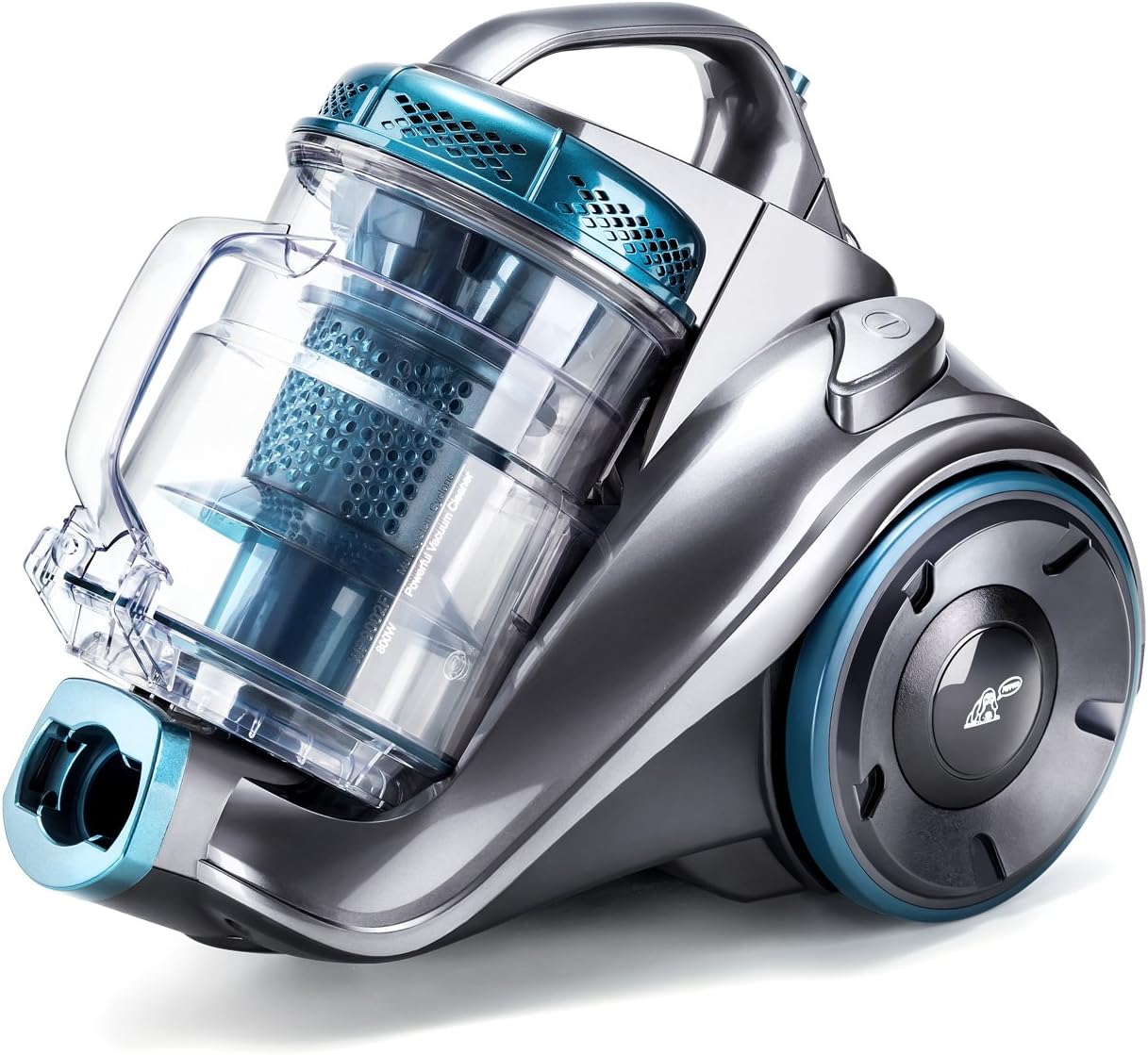 PUPPYOO WP9002F Powerful Bagless Cylinder Vacuum Cleaner 800W Multi-Cyclone System Low Noise