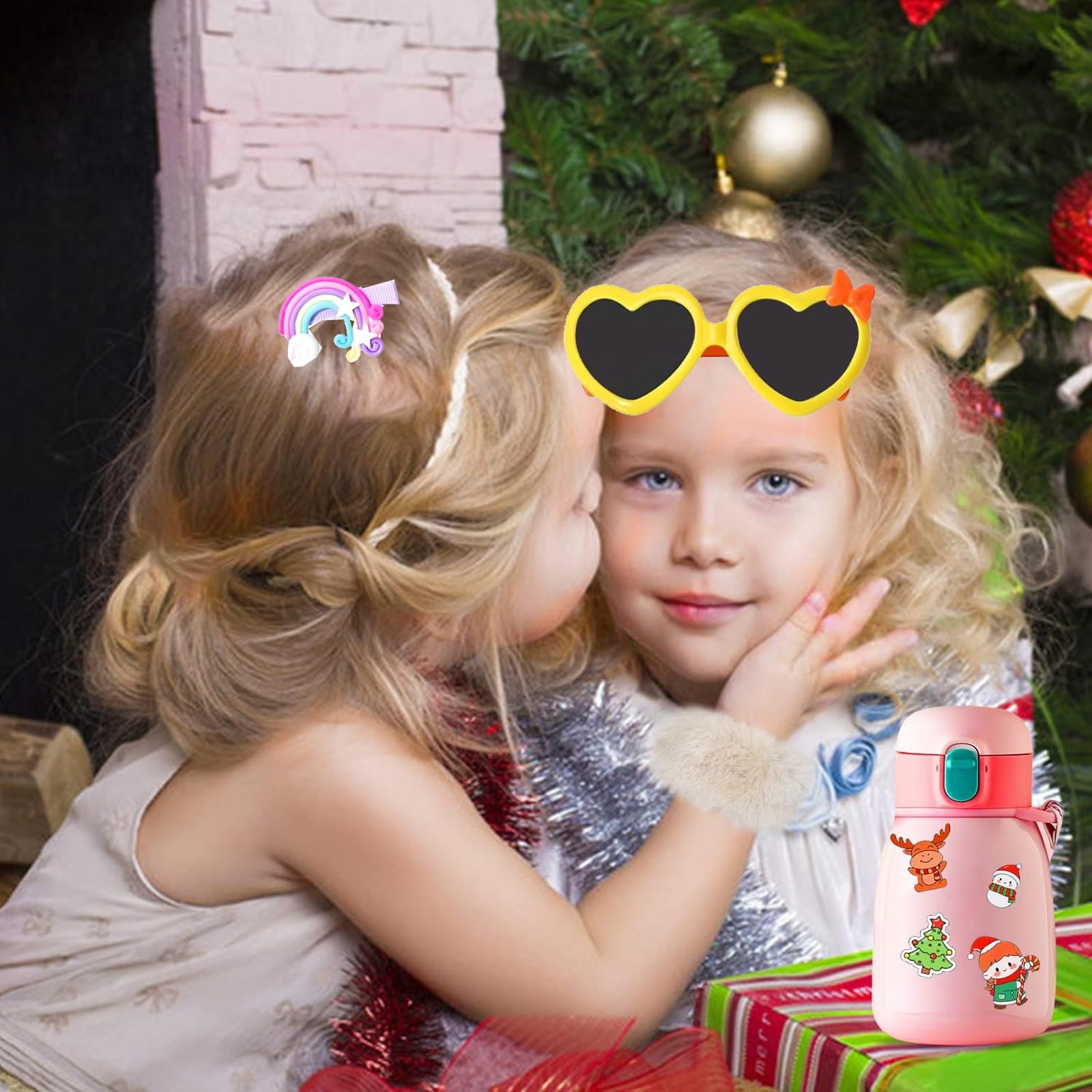 Calendario Adviento 2025,Calendario de Cuenta Regresiva de Navidad con Joyas de Unicornio Collar Pulsera Anillos Pendientes Lentes Pinzas De Cabello Navidad Regalo para Niño Niña — view 6