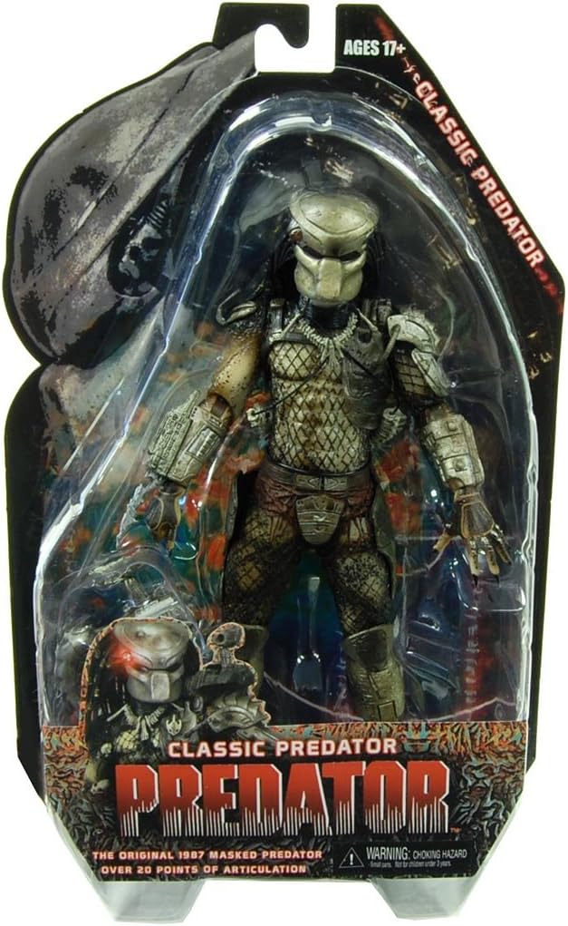 NECA Predators 2010 Movie Series 3 Action Figure Classic Predator Masked