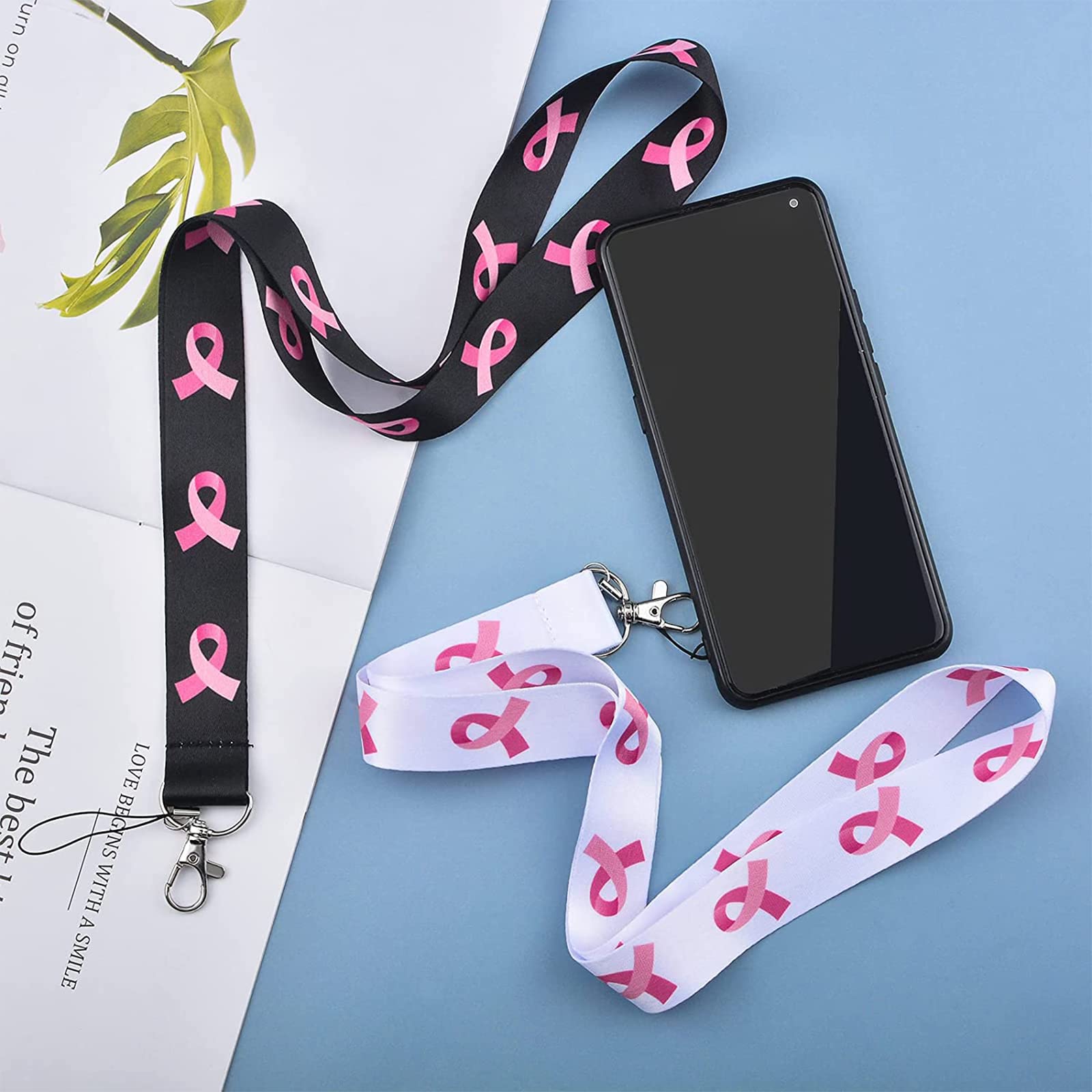Lot D'Accessoires Octobre Rose - 40 Épingles + 40 Pendentifs + 20 Bracelets En Silicone - Sensibilisation Au Cancer Du Sein