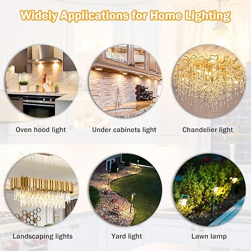 Miniatura 7 de HengBo - Bombillas LED G4 de 12 V y 20 W, bombilla halógena HengBo G4 con base de dos pines tipo JC T3, luz blanca cálida 3000 K para luces de hogar