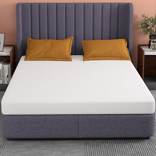 Miniatura 20 de BLKMTY Colchón Queen de 6 pulgadas, colchón de espuma viscoelástica de firmeza media, colchón transpirable para alivio de presión y colchón de gel