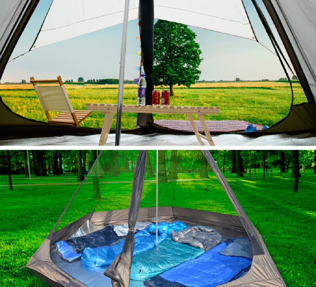 Tenda A Campana 12x10 Piedi Per 4 Persone Torre Spaziale Campeggio Famiglia