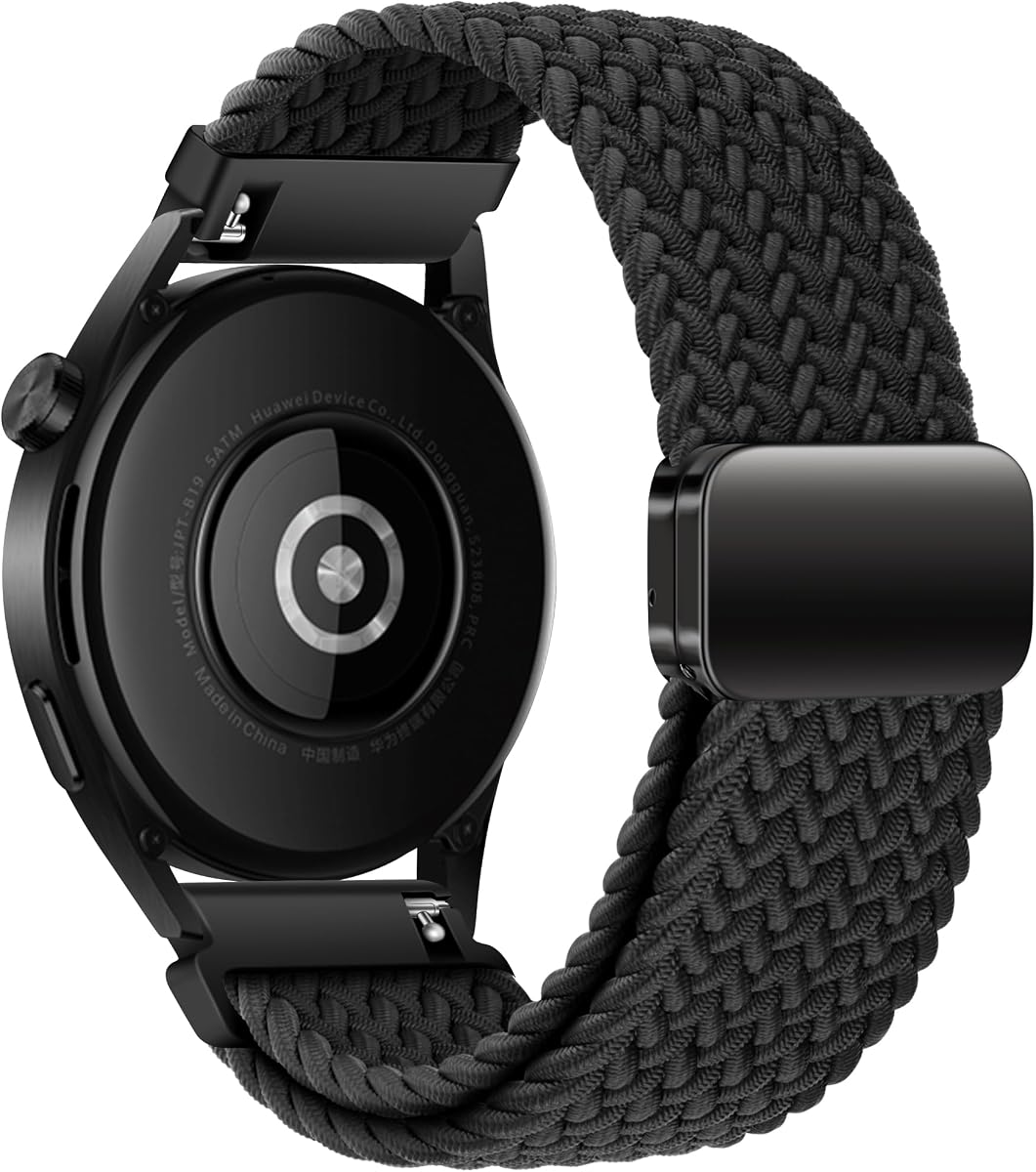 Mazoft Correa deportiva trenzada compatible con Samsung Galaxy Watch Band 7/FE/6/5/4/3 y Watch 5 Pro y 6/4 Classic y Gear S3/S2, correa de reloj de 20 mm y 22 mm para Samsung Watch 47 mm, 46 mm, 45 mm, 44 mm, 40 mm, 43/42/41 mm