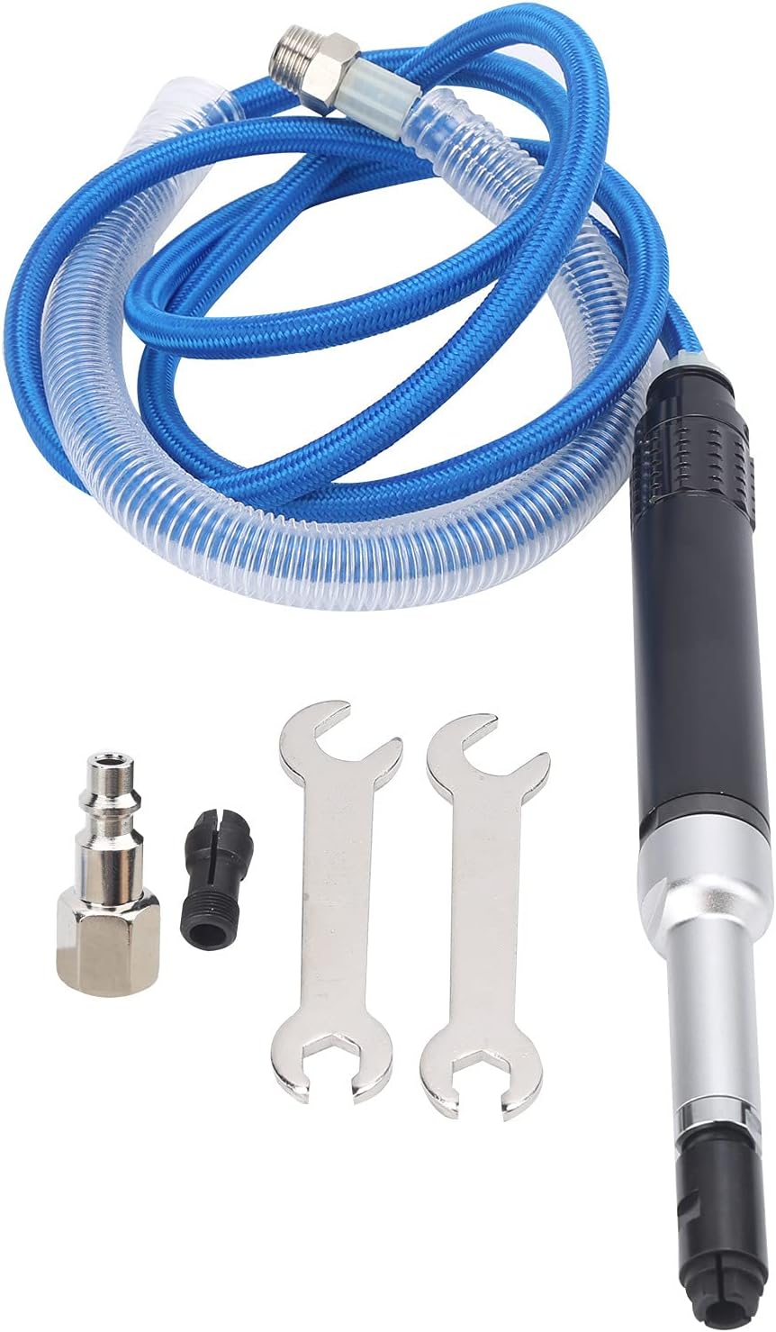 Pneumatic Polishing Machine with Adjustable Speed, KP - 609 Polisher for Surface Grinding - Fast Stable Operation, Durable Alloy Steel Air Grinder Die, Compact Design (US Style)