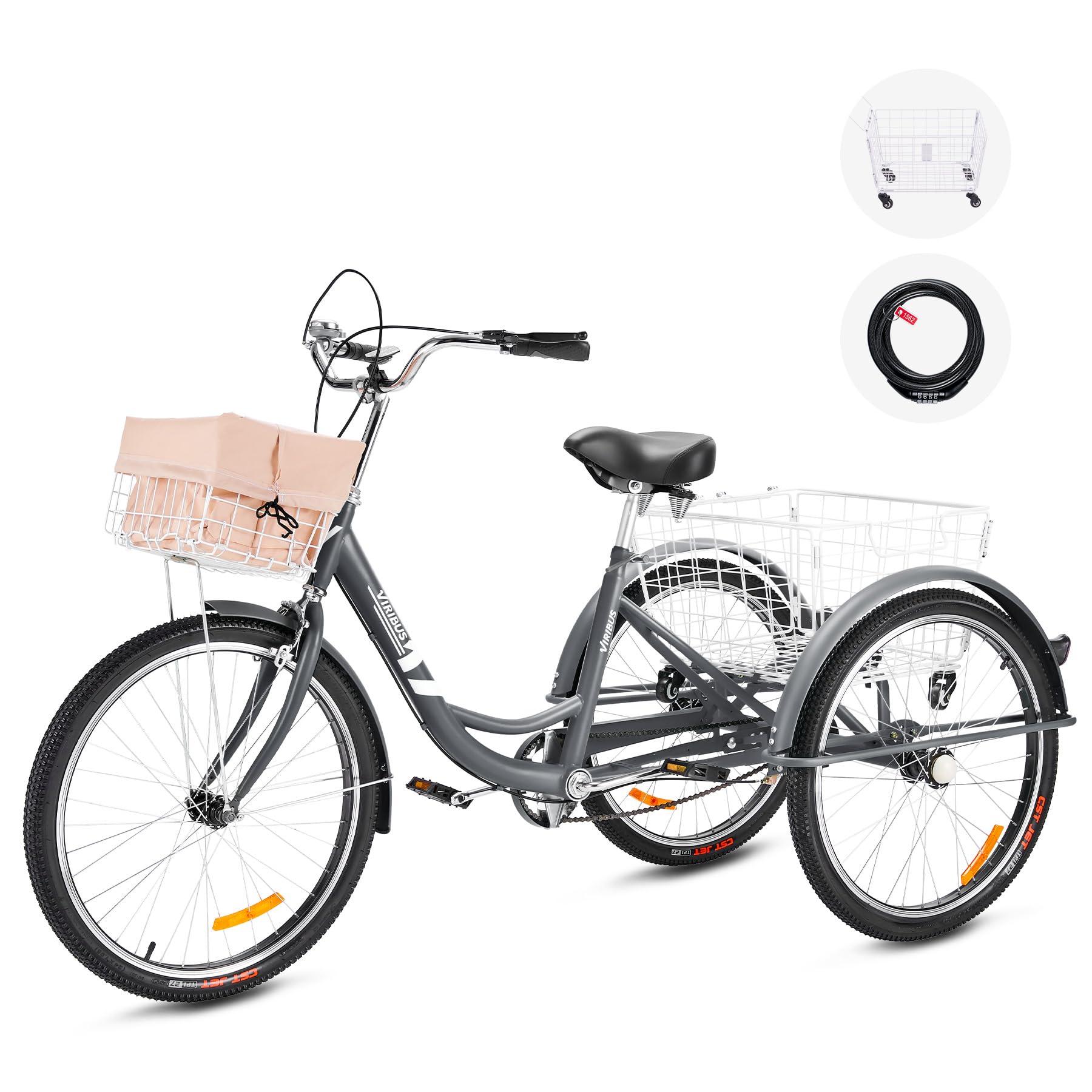 美品☆BRIDGESTONE(ブリヂストン)ワゴン ミンナ 三輪 自転車