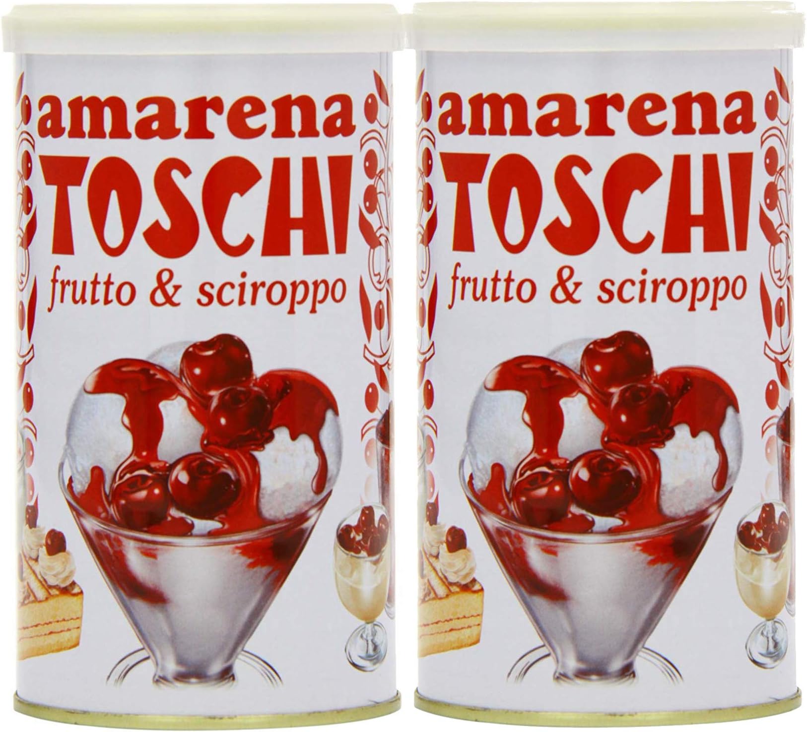 Amarena Cherries Tin 400 g (Pack of 2)