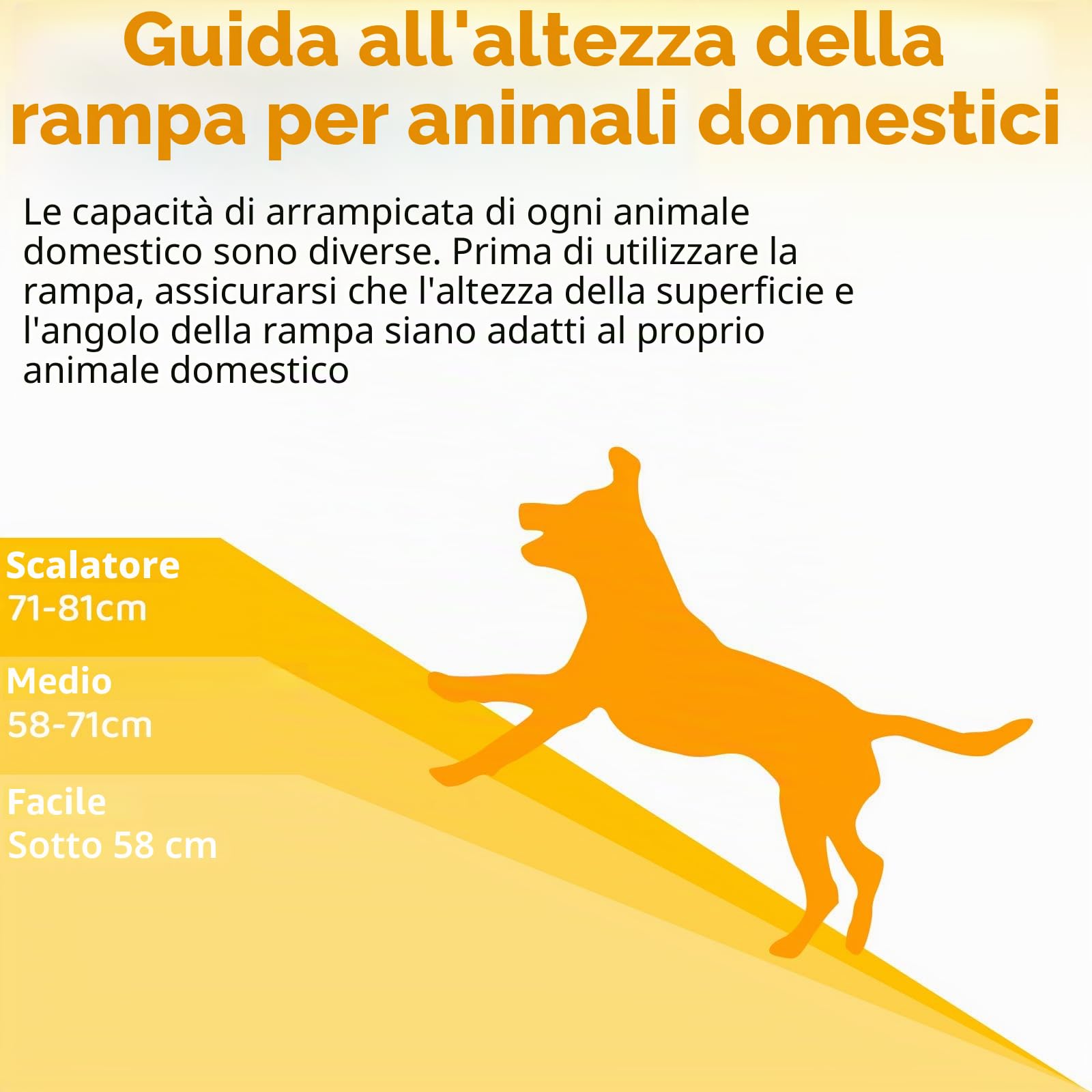 MAMIZO Rampa per Cani, Rampa Pieghevole per Cani, Rampa per Bagagliaio per Animali Domestici