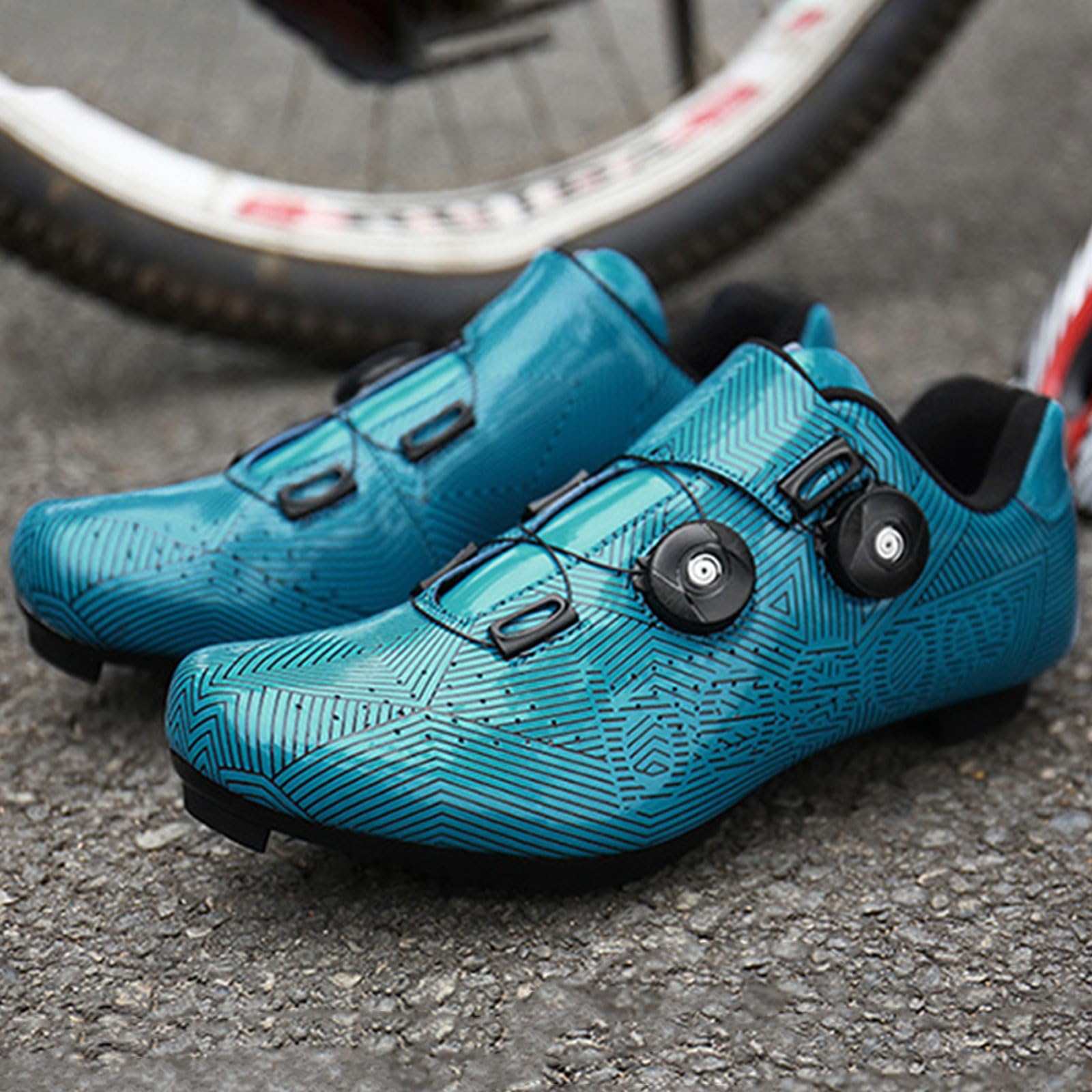Scarpe da Ciclismo da Uomo e da Donna,Scarpe da Ciclismo,Scarpe da Mountain Bike da Strada,Antiscivolo,Resistente all'Acqua,Traspirante,Adatto per Bici da Strada e Mountain Bike.