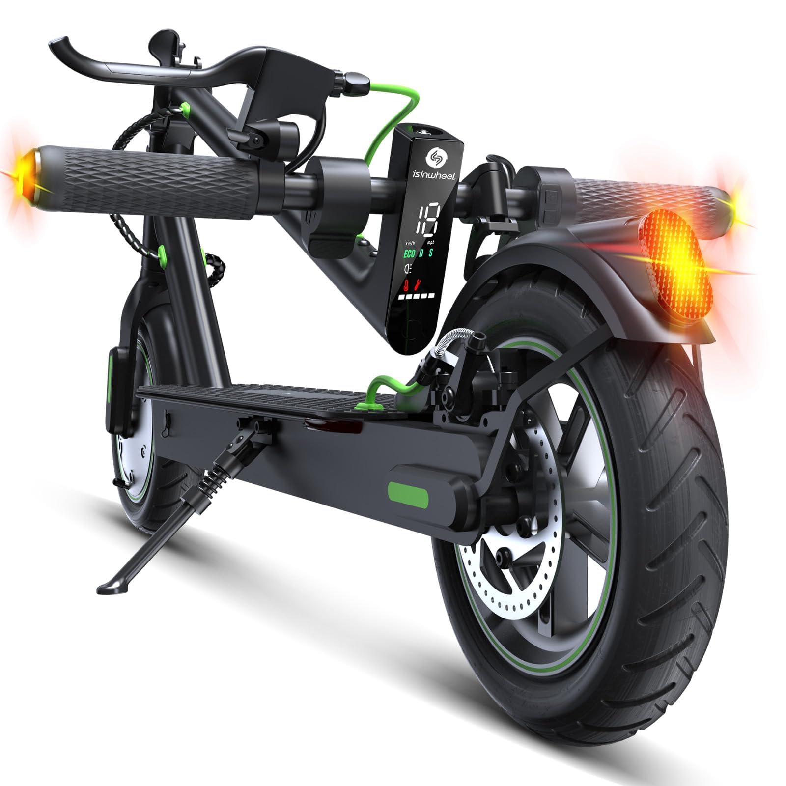 isinwheel S-Nova Electric Scooter Adults 19 38 Miles Long Range 600 1000W Peak Power 20 28 MPH Top