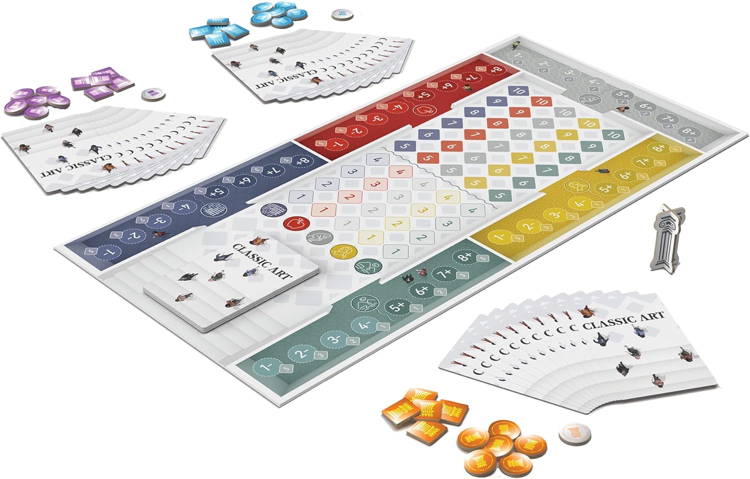 CMON Classic Art Board Game | Art Collection Strategy Game | A Competitive Game of Prediction | Great for Game Night with Adults | Ages 14+ | 2-5 Players | Average Playtime 30 Minutes | Made by CMON
