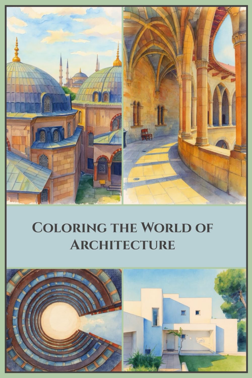 Coloring the World of Architecture: An Artistic Architectural Coloring Journey with Beautiful Structures and Scenic Details: Color Your Way to Relaxation, Creativity, and Visual Inspiration