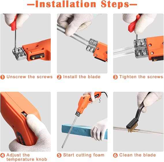 200W Hot Knife Foam Cutter, Electric Foam Cutter Tool Kit