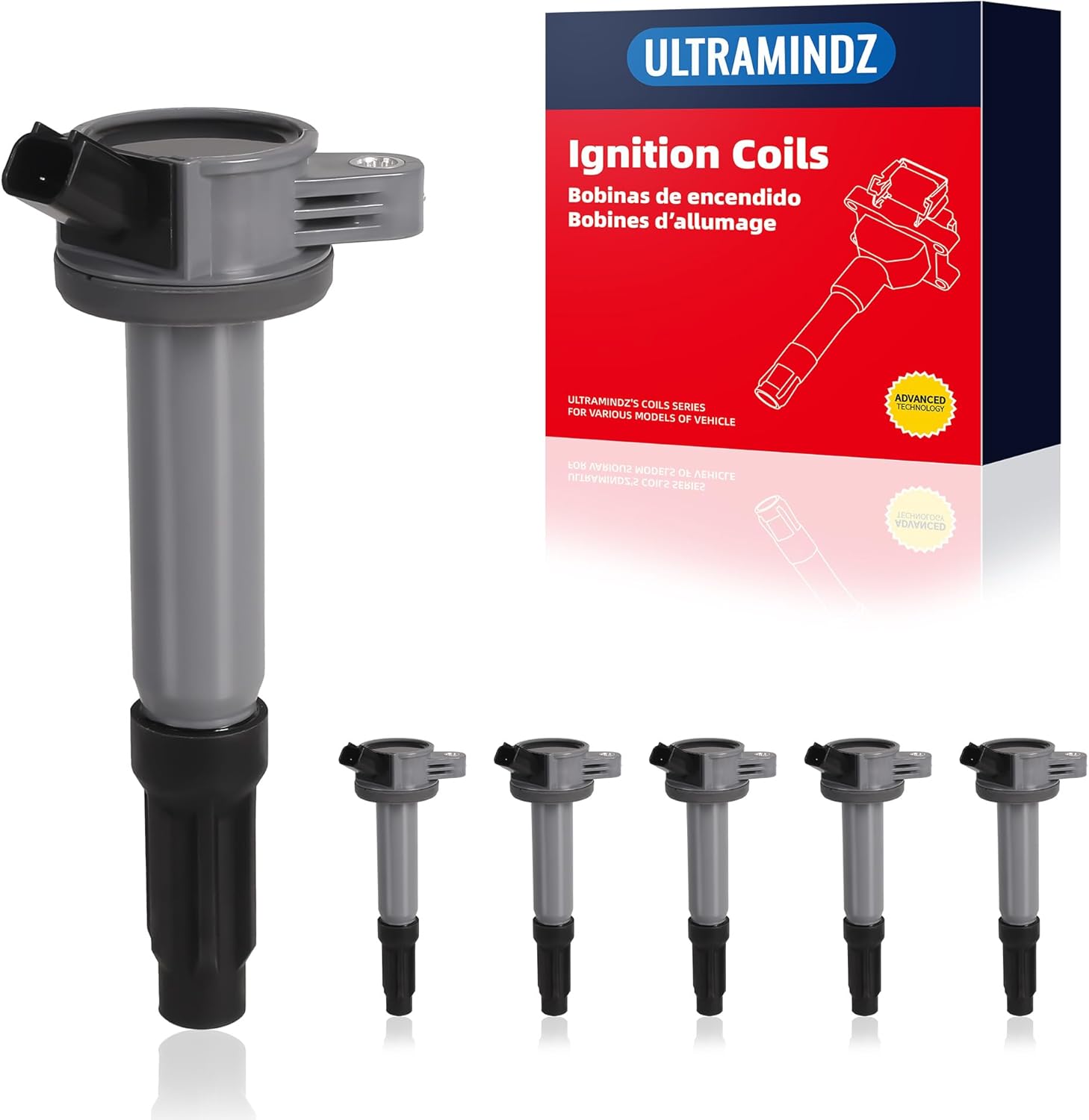 Ignition Coil Pack for Ford 3.0 Escape 2009-2012 Fusion 2006-2012, for Lincoln 3.0 Zephyr 2006, for Mazda 3.0L Tribute 2010-2011, for Mercury 3.0L Mariner 2009-2011 Milan 2006-2011 V6 UF486 DG514