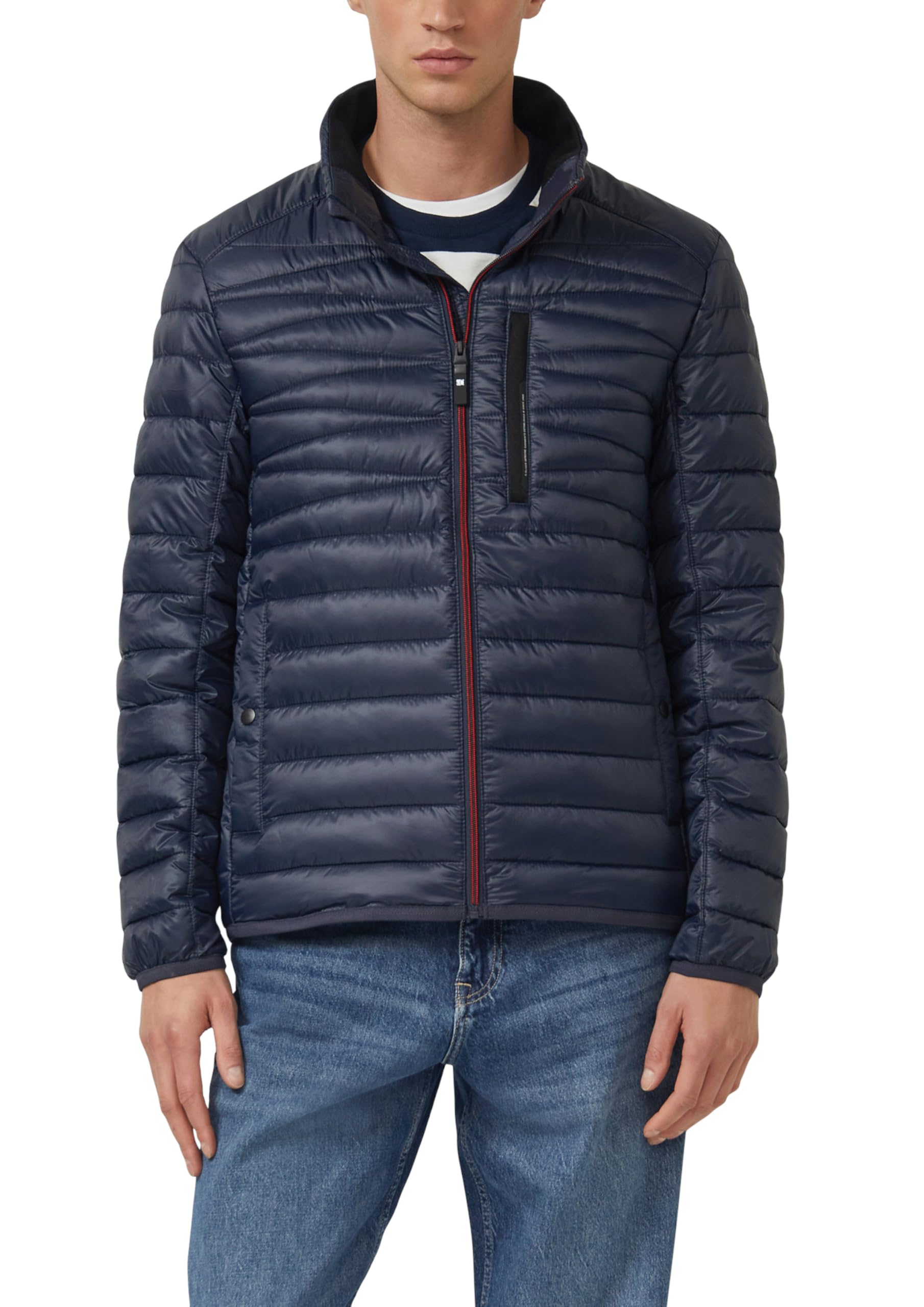 s.Oliver Regular Fit: Gemustertes Langarmhemd mit Kentkragen