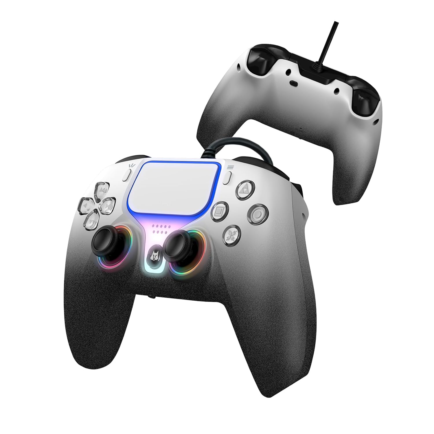 DOYO Wired Controller for PlayStation 5, PS5, PC, PS4, USB Gamepad Joystick for Windows 7/8/10, Laptop, Steam - Dual Vibration, Turbo, Hall Effect Trigger, 6 Axis Gyro Sensor, 3.5mm Audio Jack