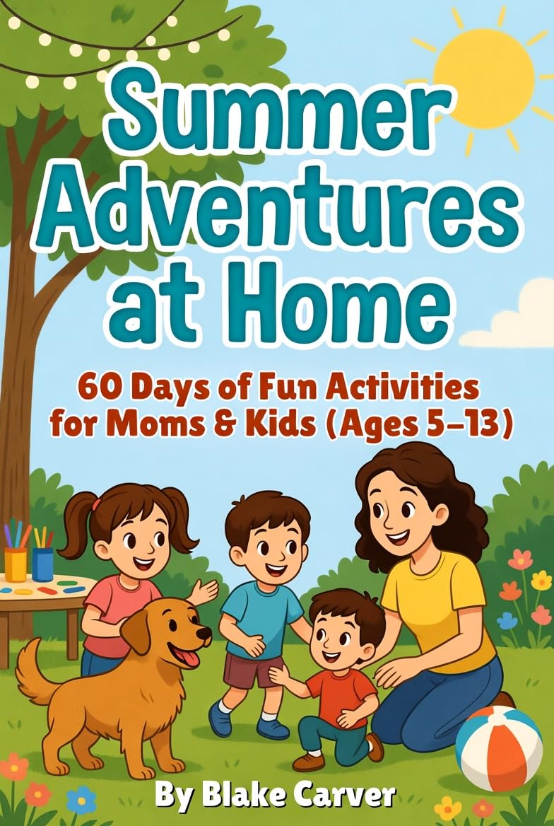 Summer Adventures at Home: 60 Days of Fun Activities for Moms & Kids (Ages 5–13)
