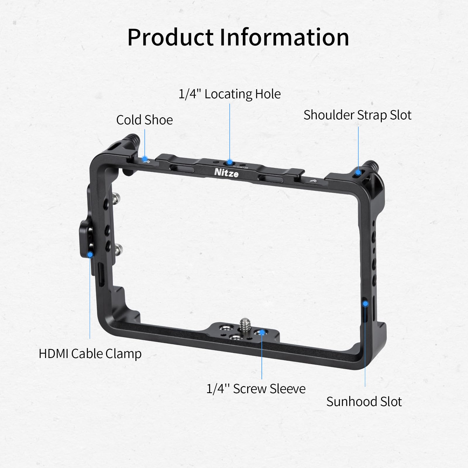 ★セール★ Portkeys LH5H & Nitzeモニターリグセット　良品 Amazon.com : Nitze Cage for PortKeys LH5P / LH5P II 5.5