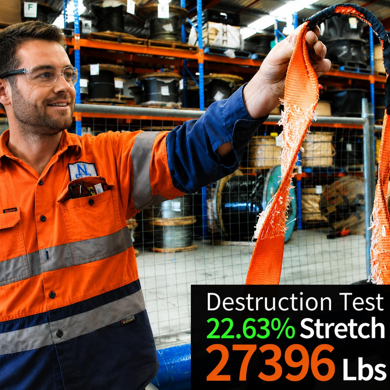 Heavy Duty Lift Straps - 25,000 Lb Capacity -5 Heavy Duty Lift Straps - 25,000 Lb Capacity -5