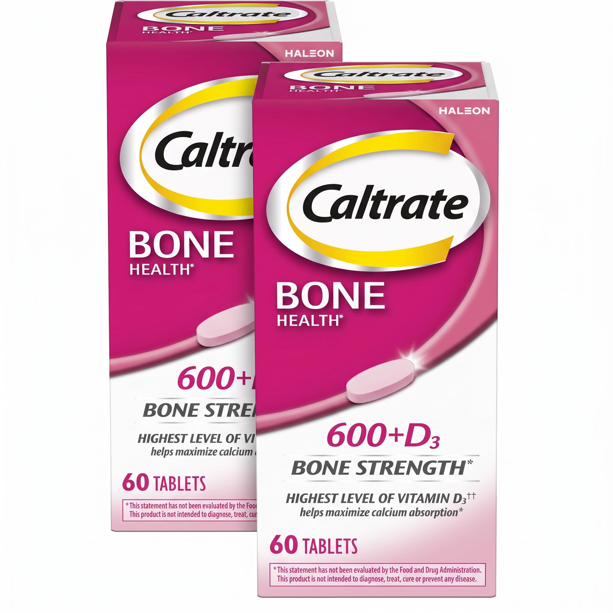 Caltrate 600 Plus D3 Vitamin D and Calcium Supplement Tablets, 60 Count — Amazon image 16