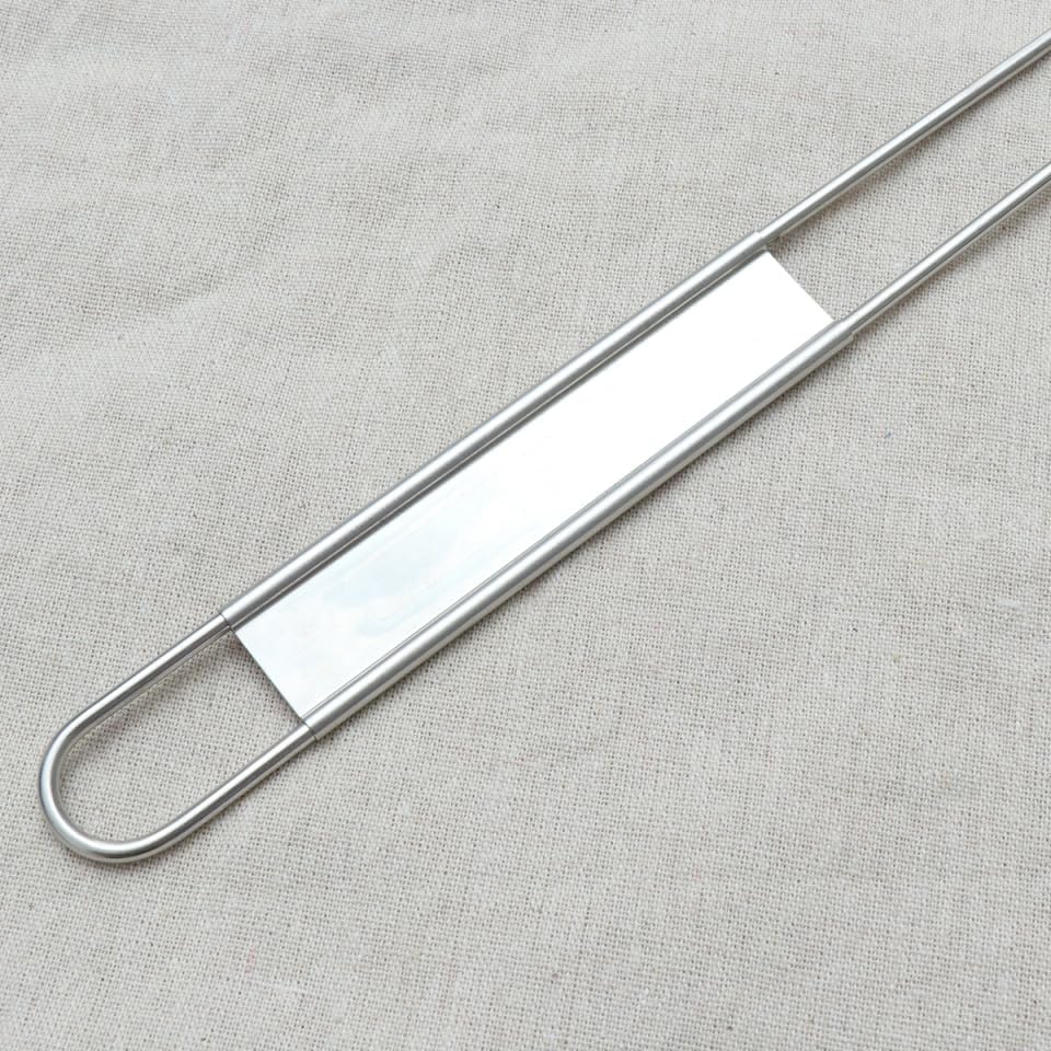 Stainless Steel Skimmer Ladle Fine Mesh Fry Skimmer with Long Handle 19.68in Strainer Spoon for Noodles French Fries Boiling Home Kitchen Restaurant Cooking