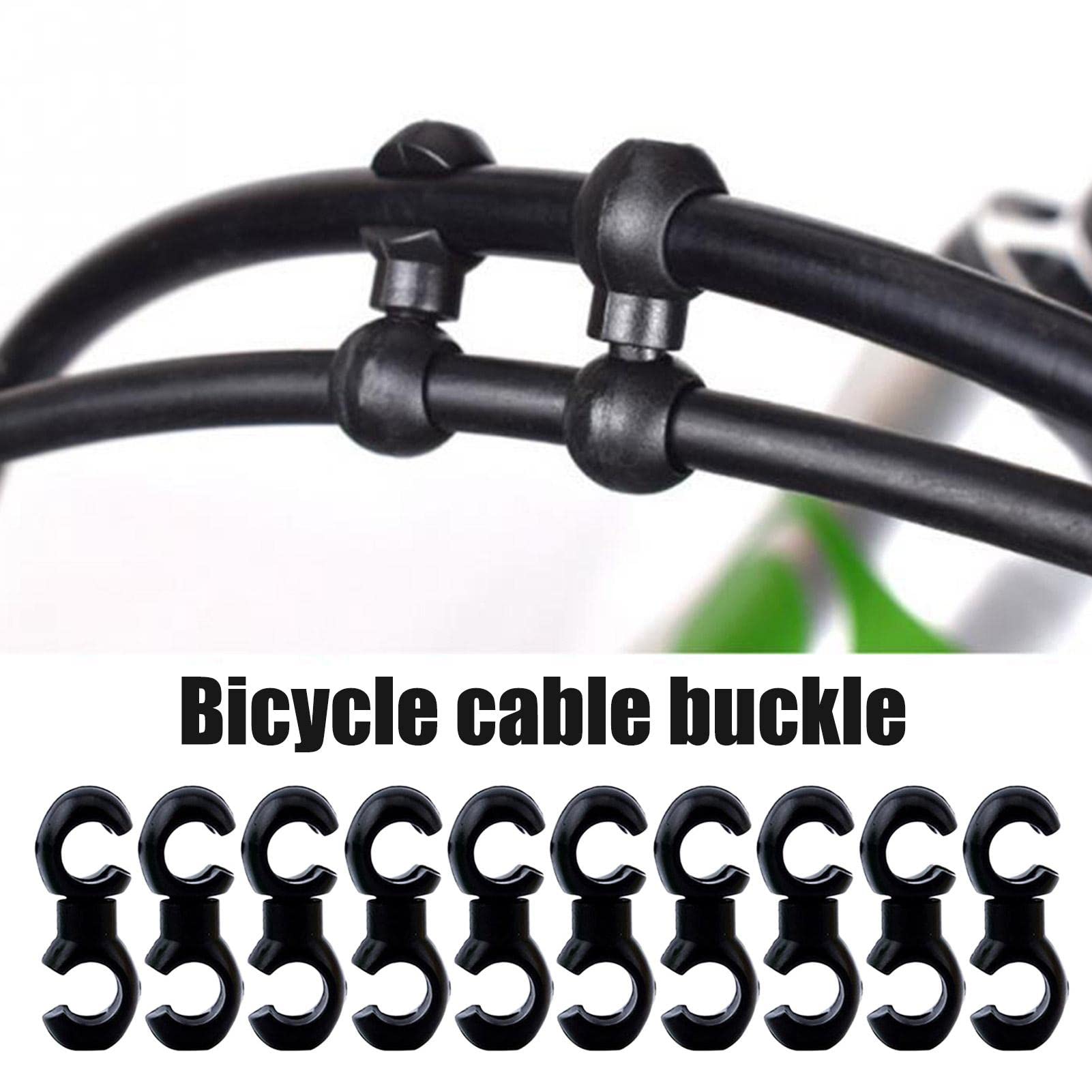 Kit 8 Pinces En C Pour Vélo - Support Câble Frein, Alliage Aluminium, Adhésif Double Face