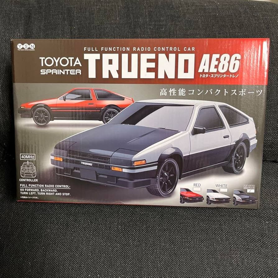 ★希少トヨタ承認 1/20ラジコンカー AE86 スプリンター・トレノ 未開封 Amazon.co.jp: トヨタ スプリンタートレノAE86 ラジコン : おもちゃ
