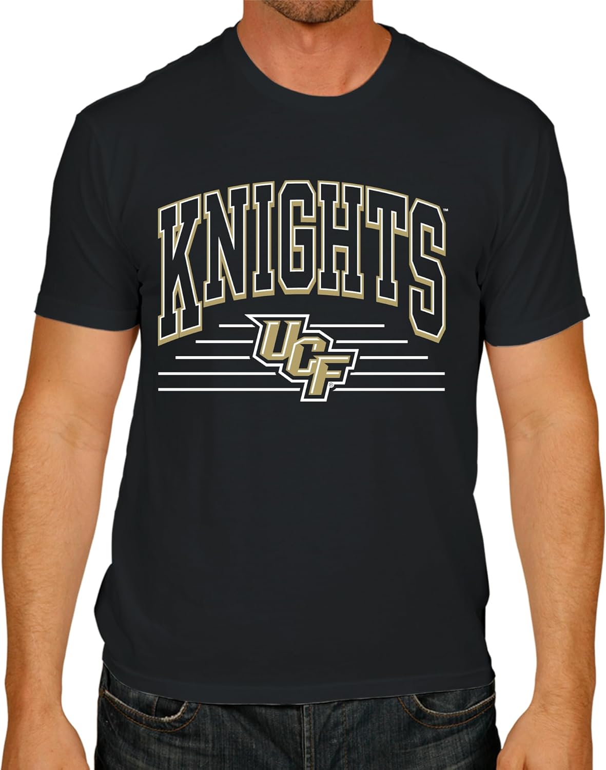 Campus Colors NCAA Adult Unisex Overtime Classics T-Shirt, Tag-Less Ringspun Cotton, Short Sleeve College Tees