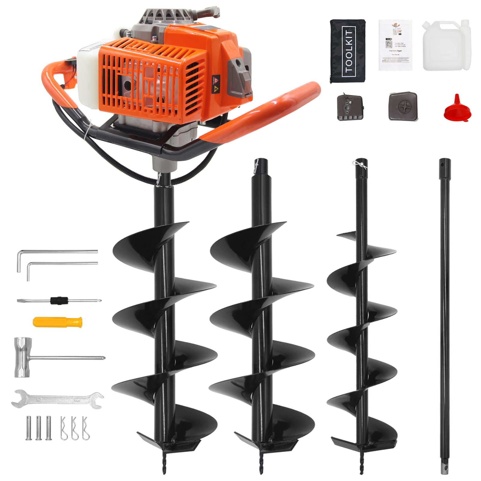 Prowoo 72cc Gas Post Hole Digger