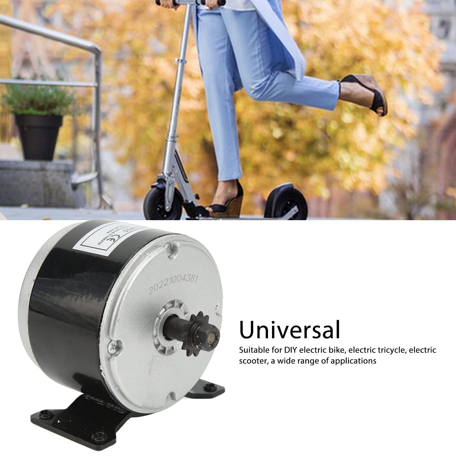 Motor Cepillado 24V 250W, Motor de Alta Velocidad 2750RPM para Triciclo Eléctrico de de la Bicicleta Eléctrica