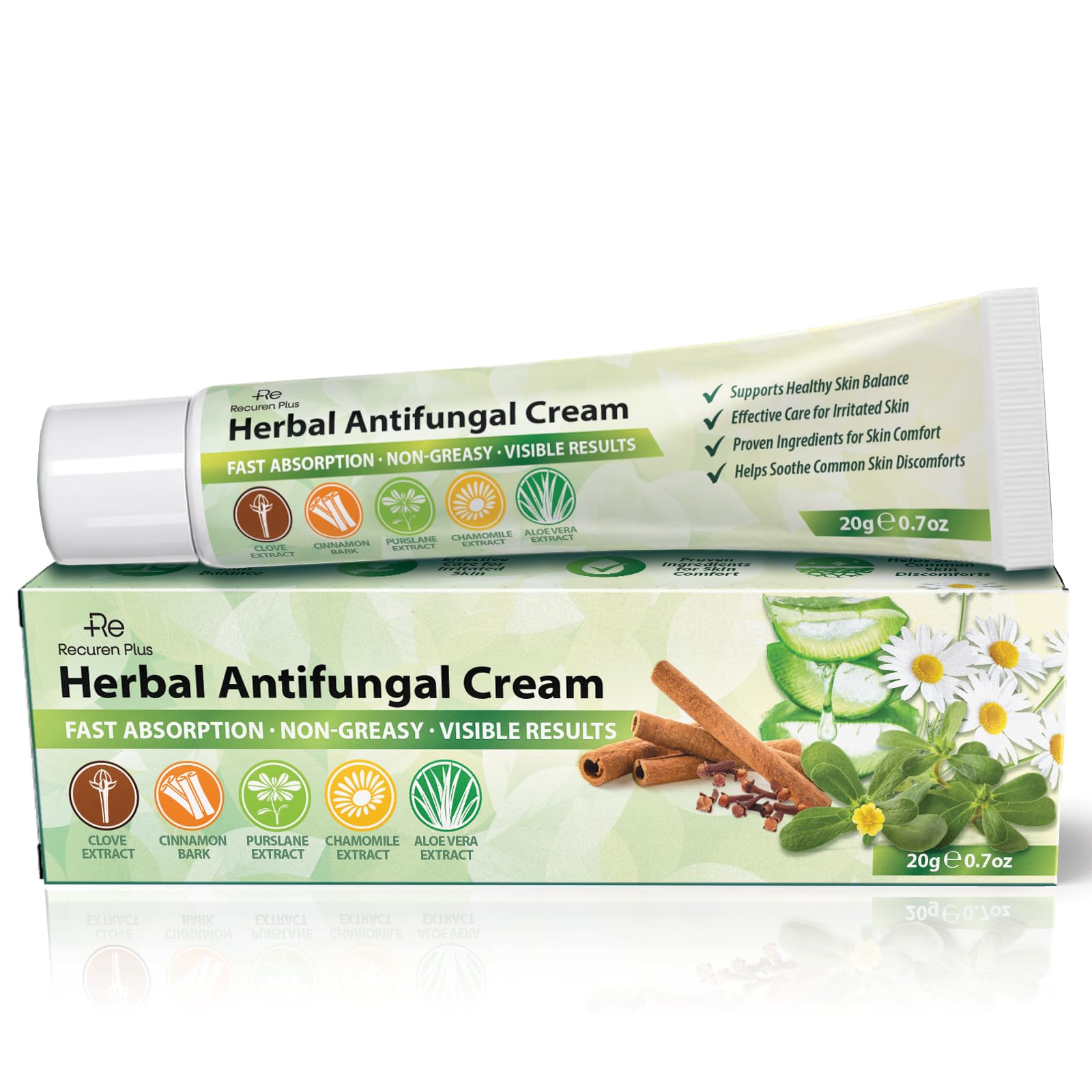 Crème Antifongique mycose pied Traitement : Crème de Soin pour les Peaux Sujettes aux Démangeaisons, au Pied d’Athlète, aux Inconforts de l’Aine, au Pityriasis Versicolor et à la Teigne, Sans Stéroïde