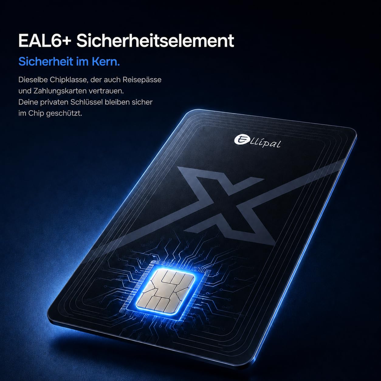 Ellipal X Card Pack mit 3 Stück – Luftgekoppeltes Crypto Cold Wallet mit Starter-Zubehörset, Sichere Offline-Aufbewahrung für Bitcoin, Ethereum, NFTs & über 10.000 Token