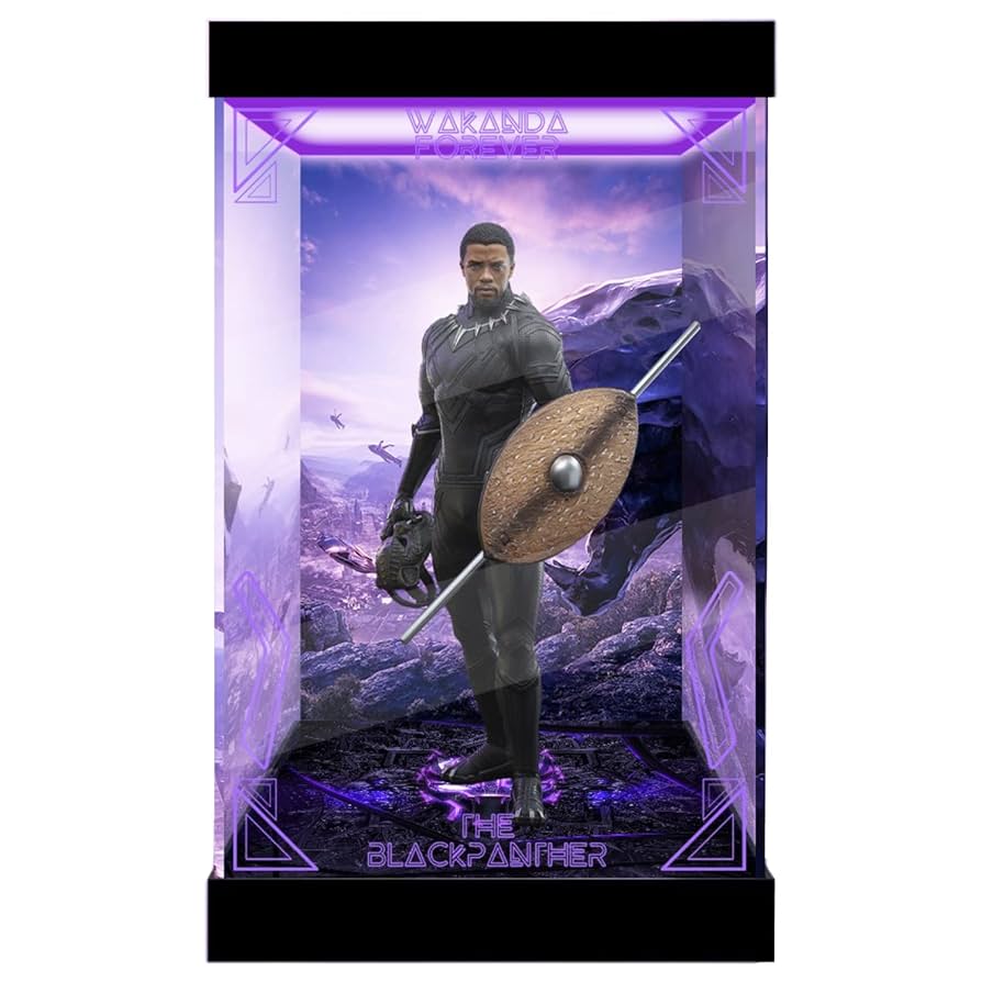 【開封済み美品】ホットトイズ1/6ブラックパンサー　オリジナル・スーツ ムービー・マスターピース】『ブラックパンサー』1／6スケール