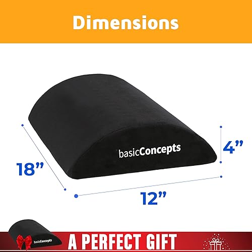 Miniatura 4 de Reposapiés para debajo del escritorio en el trabajo suave pero firme reposapiés ergonómico de escritorio de oficina de 18 x 12 pulgadas reposapiés