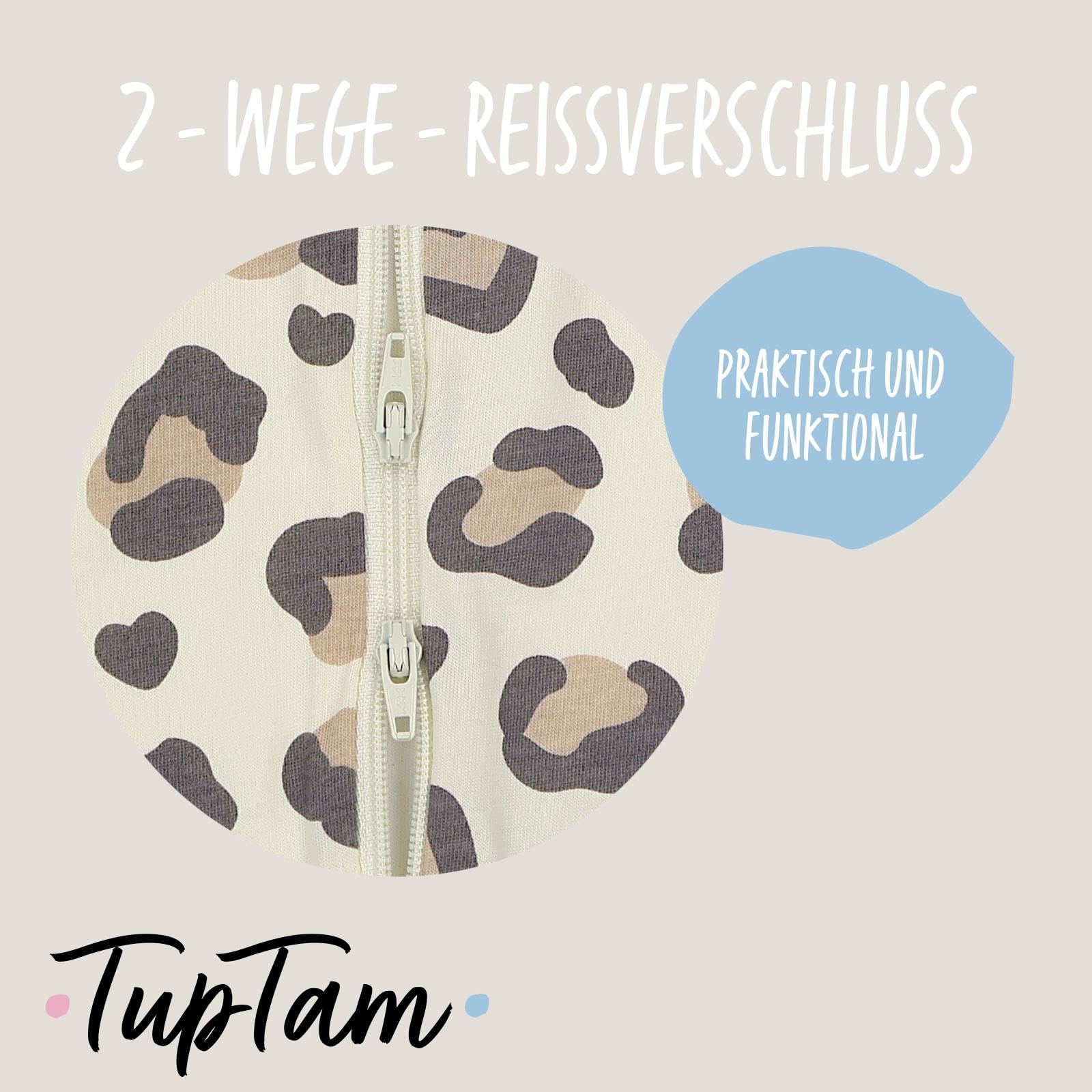 TupTam Baby Sommerschlafsack mit Beinen – 0,5 TOG, OEKO-TEX