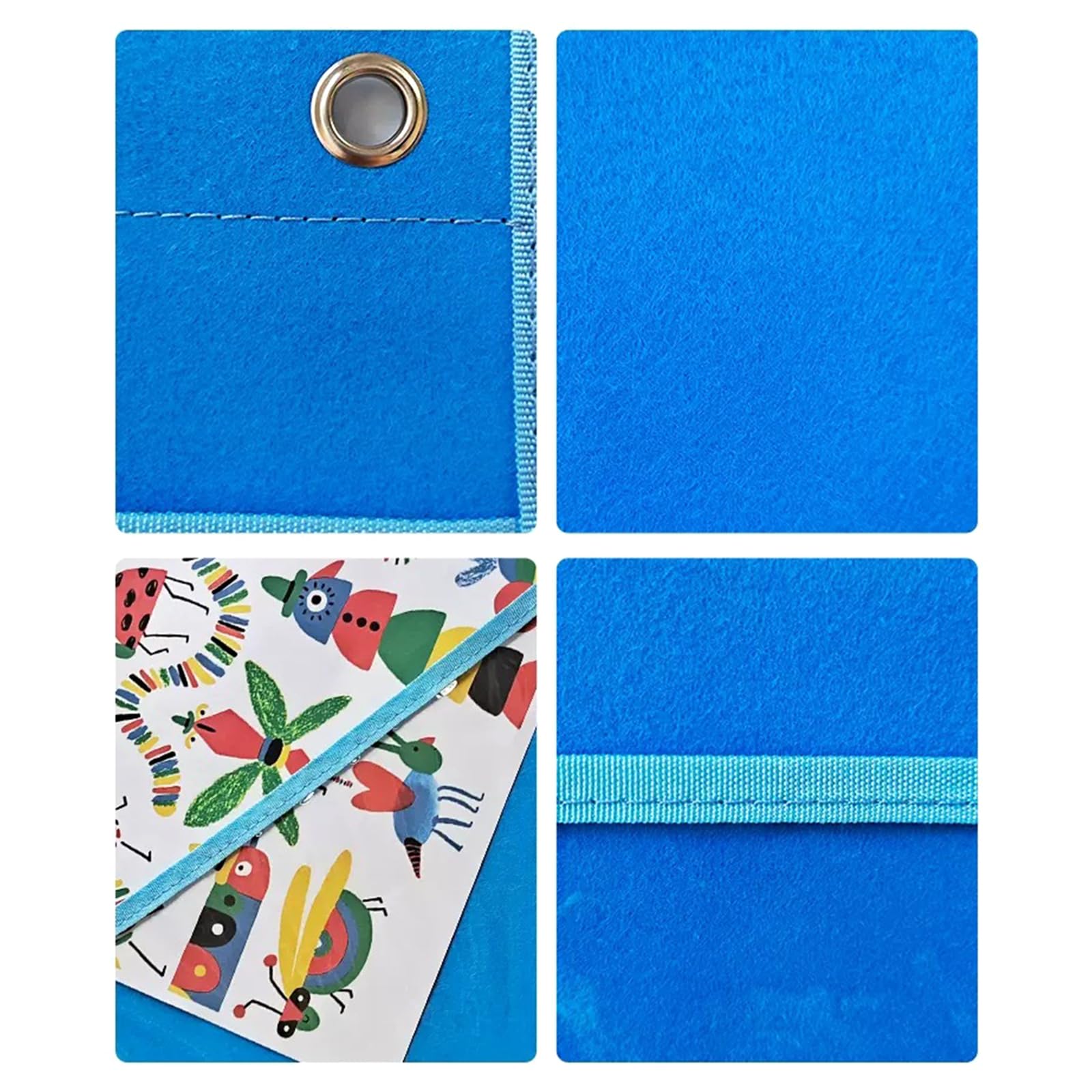 Haning - Organizer tascabile da parete, pratica borsa da appendere per carte di classe, disegno, immagini, dimostrazioni di classe