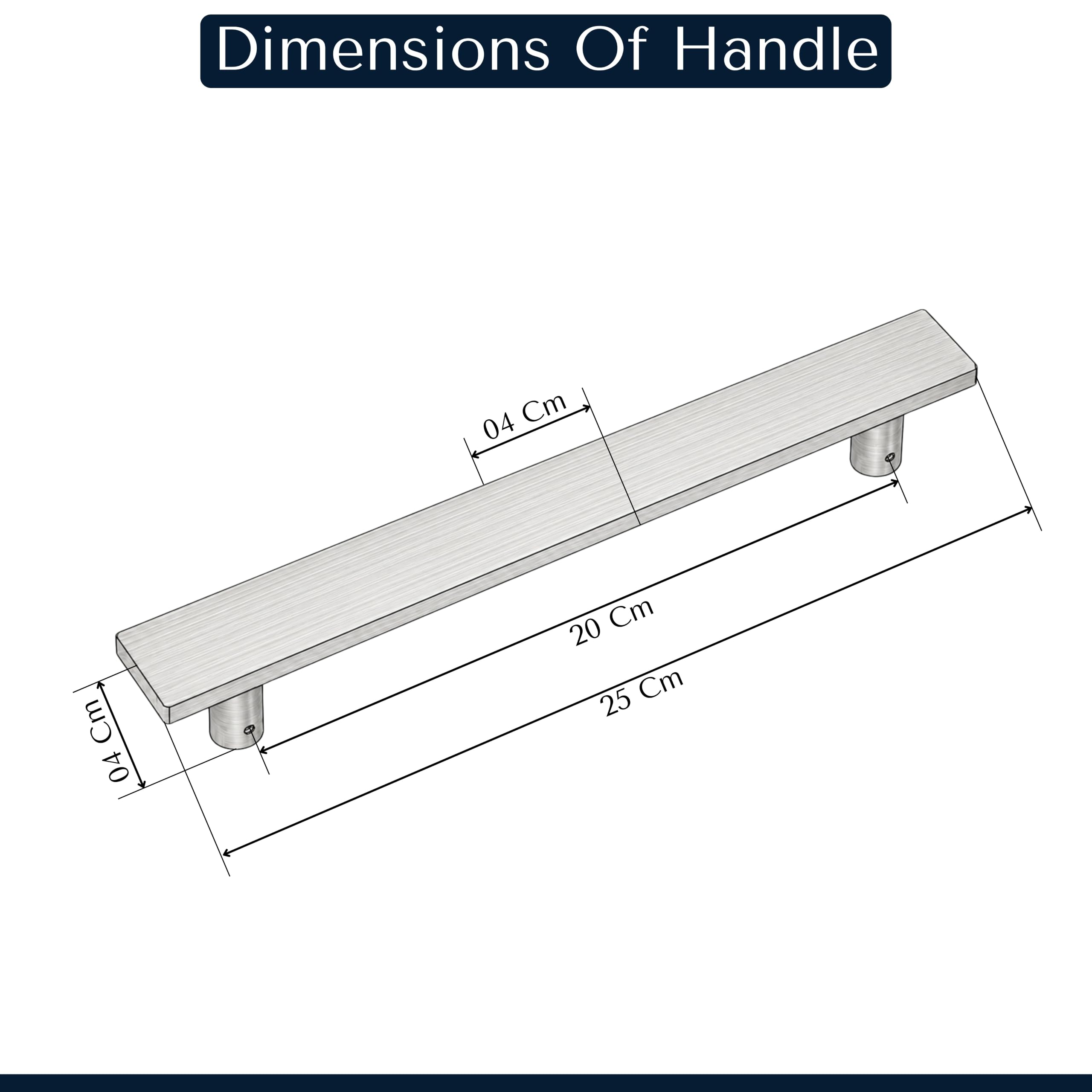 Xpert Plain & Classic Antique Finish (10 Inches) Stainless Steel Main Door Handle (Pack of 1) 1