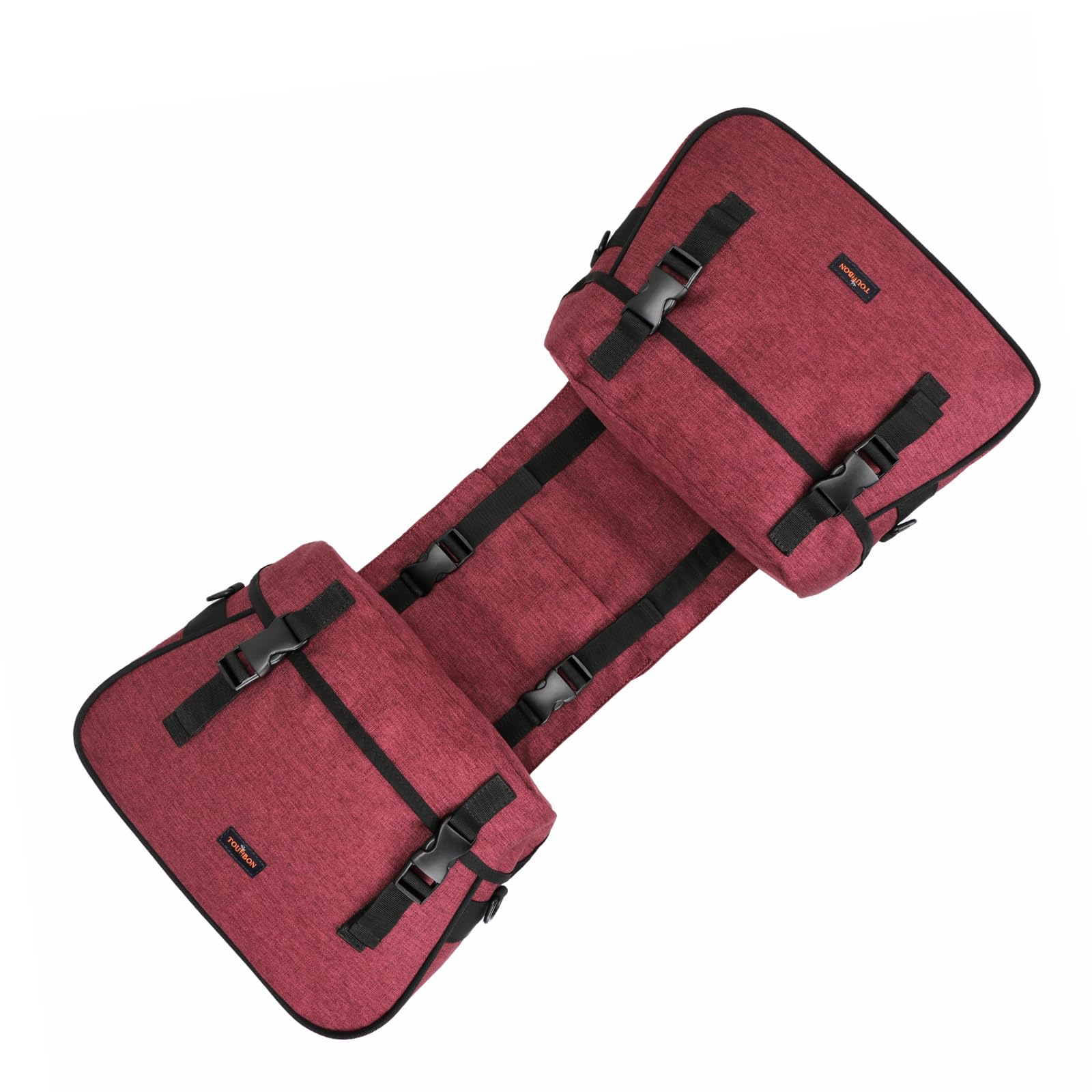TOURBON Sacoche Double en Nylon pour Porte-Bagages arrière de vélo