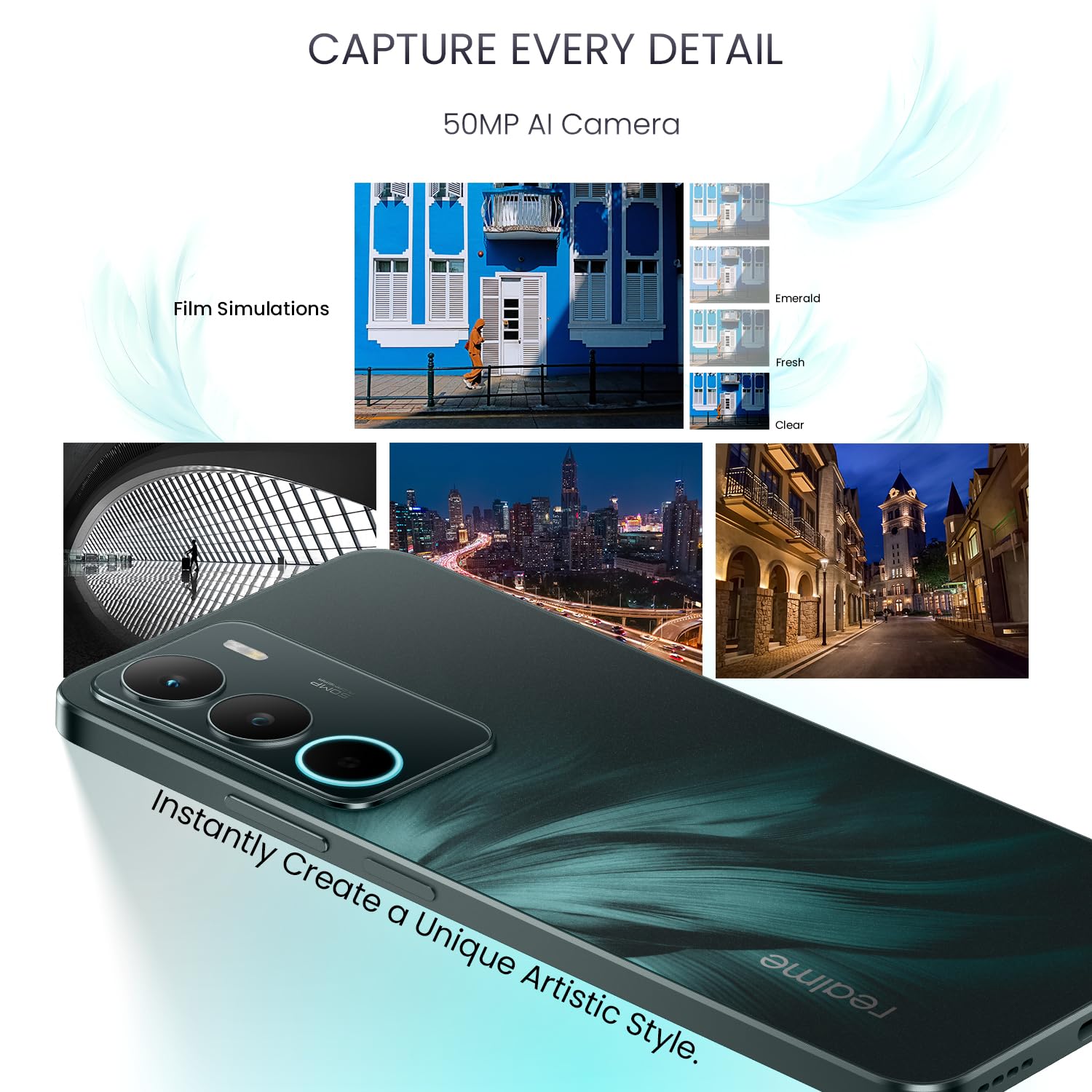 realme C71 Handy, Akku mit 6000 mAh, 120 Hz 6,67 Zoll Display, 6 GB 128 GB Smartphone, 50 MP Kamera, Dual SIM Android 15, UNISOC T7250, NFC IP54, Grün realme C71 Handy, Akku mit 6000 mAh, 120 Hz 6,67 Zoll Display, 6 GB 128 GB Smartphone, 50 MP Kamera, Dual SIM Android 15, UNISOC T7250, NFC IP54, Grün