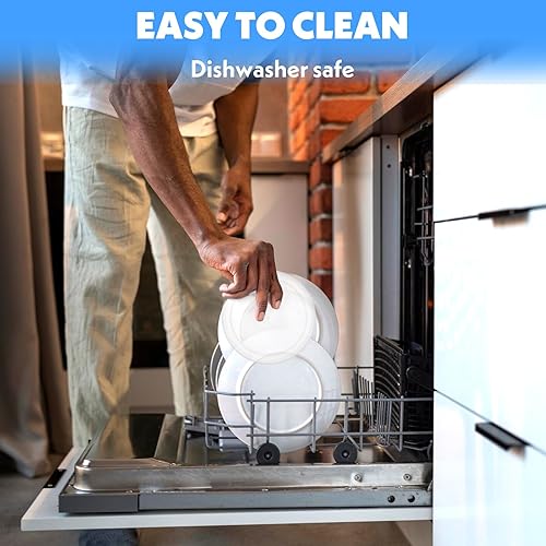 KALIONE 6 Pcs Dog Food Can Covers Lids - 75 mm Reusable Can Covers for Canned Goods or Pet Dog Cat Food Saver