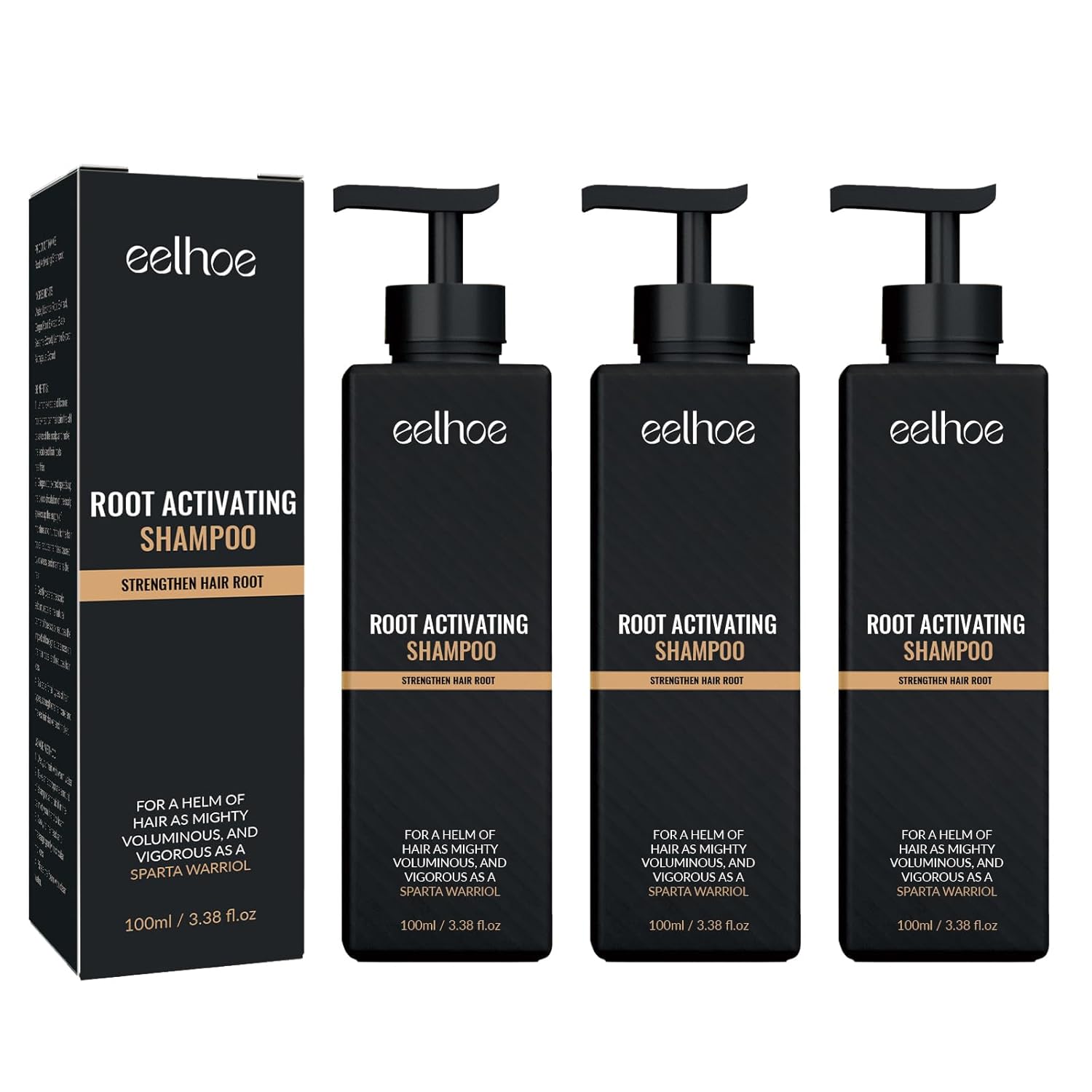 Spartan Shampoo 3pcs Spartan Root Activator Shampoo haarwachstum ...
