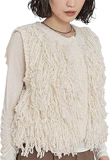 [miette] フリンジ ニット ベスト RGJR1357 レディース