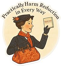 Mary Poppins Narcan Distribution Vintage Children's Illustration Sticker...