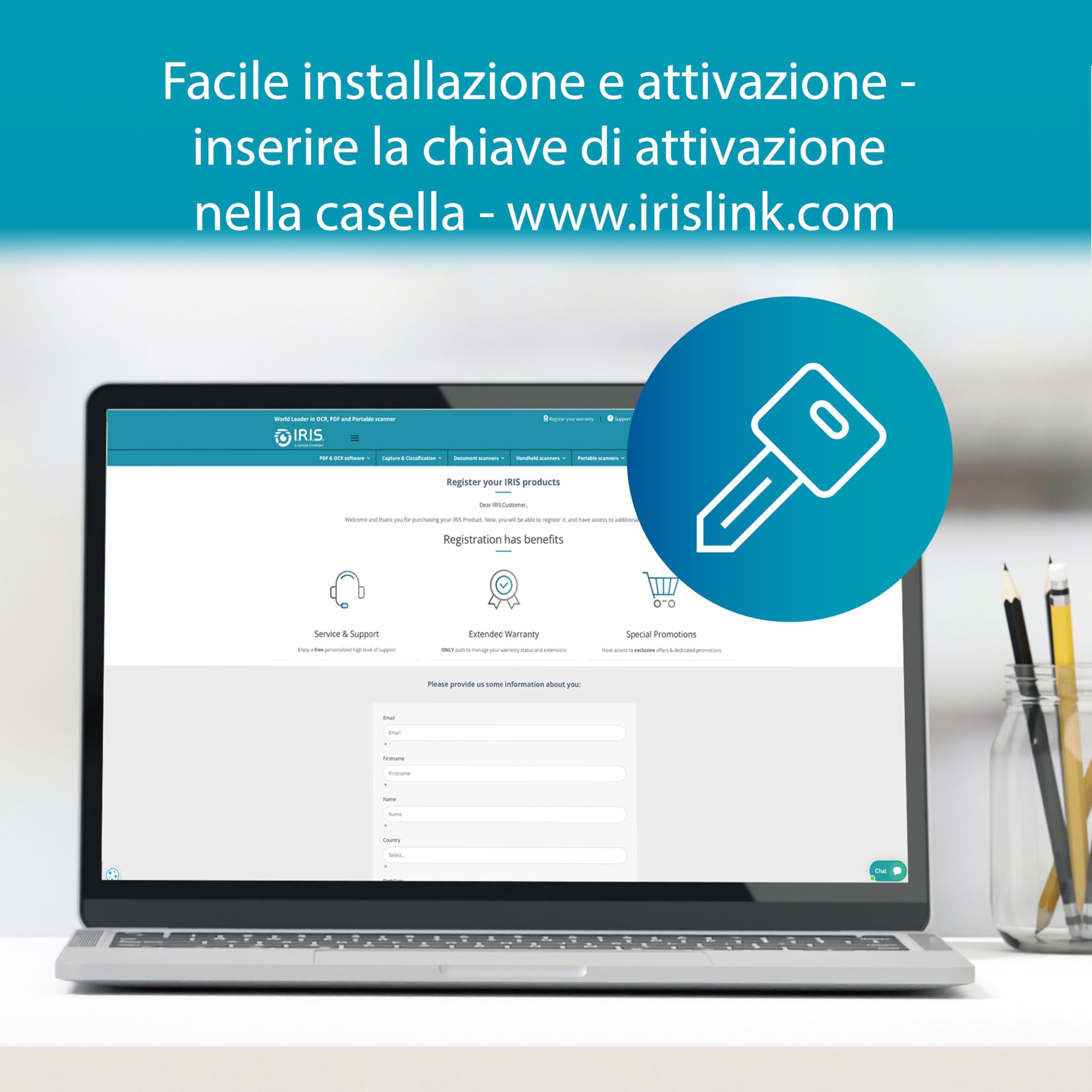 Readiris PDF Business : software 1 Licenza a Vita, PREMIUM PDF Editor Professionale – Modifica, Proteggi, Annota, Converti to office 365, Compila e Firma PDF - 1 Windows PC / 1 Utente/